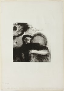 Podivný žonglér, deska 5 z Homage to Goya od Odilon Redon
