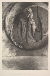A támhle Astrální Idol, Apoteóza, 1891. od Odilon Redon