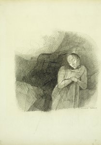 Zjevení, 1870-75 od Odilon Redon