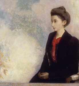 Baronka Robert de Domecy od Odilon Redon