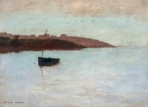 Rybářská loď od Odilon Redon