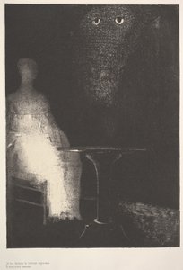Dole jsem viděl parní obrysy lidské podoby, 1896. od Odilon Redon