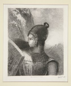 Br?nnhilde, frontispis La Revue Wagnerienne od Odilon Redon