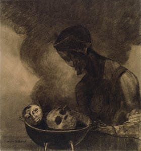 Čarodějnický kotel od Odilon Redon