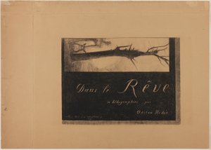 Obálka - titulní strana, z knihy In Dreams (Ve snech) od Odilon Redon