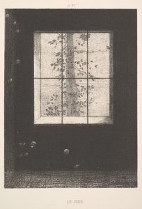 Day Le Jour, ze série, Dreams Songes, deska VI, 1891. od Odilon Redon