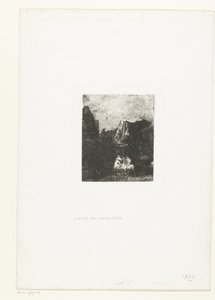 Od twee kleine ruiter Dva malí jezdci od Odilon Redon