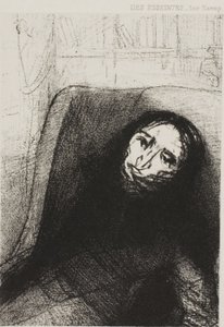 Des Esseintes, Frontispiece pro A Rebours od J. K. Huysmanse od Odilon Redon