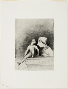 Felineness, deska sedm z In Dreams od Odilon Redon