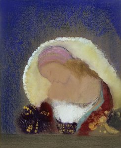 Osvětlený květ od Odilon Redon