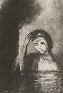 Frontispis z knihy Emila Verhaerena Les Debacles od Odilon Redon