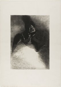Frontispis k A Gustave Flaubertovi (To Gustave Flaubert) od Odilon Redon
