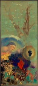Pocta Leonardu da Vincimu od Odilon Redon