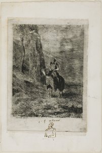 Jezdec čeká od Odilon Redon