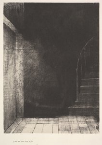 Viděl jsem záblesk světla, velký a bledý, 1896. od Odilon Redon