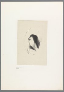 La Maison Hautée, 6 litografií titulní strana La Maison Haut,e, 6 litografií na titulní straně Strašidelný dům, La Maison Hantée, ilustrace k textu Bulwer-Lytton, přeložil do francouzštiny René Philipon, (název série) od Odilon Redon