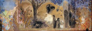 Noc, 1910-1911. od Odilon Redon