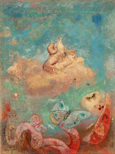 Apollonův vůz. Obraz Odilona Redona (1840-1916), olej na plátně, kolem 1912. Francouzské umění, 20. století, symbolika, nabis. Muzeum moderního umění, New York (USA). od Odilon Redon