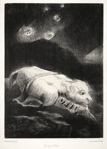 Origins: When Life Was Awakening in the Depths of Obscure Matter, 1883. od Odilon Redon