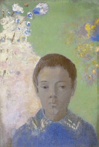 Portrét Ari Redona, kolem roku 1898 od Odilon Redon