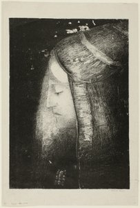 Profil světla od Odilon Redon