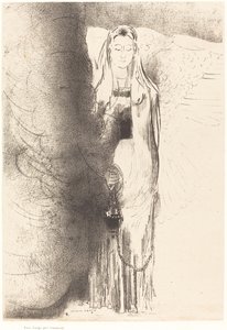 Potom anděl vzal kadidelnici (A anděl vzal kadidelnici) od Odilon Redon