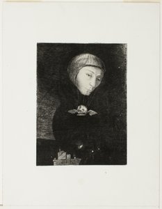 Sad Ascent, deska devět z In Dreams od Odilon Redon