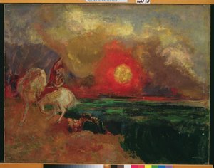 Svatý Jiří a drak od Odilon Redon