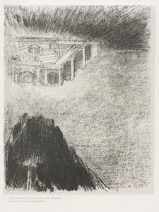 Apokalypsa svatého Jana: A já, Jan, viděl jsem svaté město, Nový Jeruzalém., 1899. od Odilon Redon