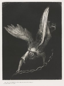 Apokalypsa svatého Jana: A viděl jsem v jeho pravici, že se..., 1899. od Odilon Redon