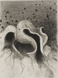The Beasts of the Sea, Round Like Leather Bottles, deska 22 z 24 od Odilon Redon