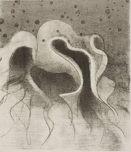 The Beasts of the Sea, Round Like Leather Bottles, deska 22 z 24 od Odilon Redon