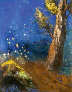 Smrt Buddhy La Mort de Bouddha od Odilon Redon