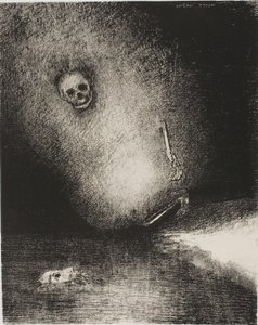 Sen skončil smrtí od Porotce od Odilon Redon