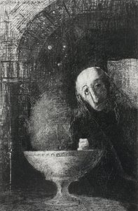 The Infinite Search, from Night, 1886 od Odilon Redon