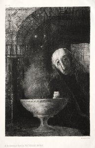 The Night: And the Searcher was Angaged in a Infinite Search, 1886. od Odilon Redon