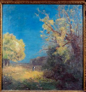 Cesta má peyrelebade. Obraz Odilona Redona (1840-1916) od Odilon Redon