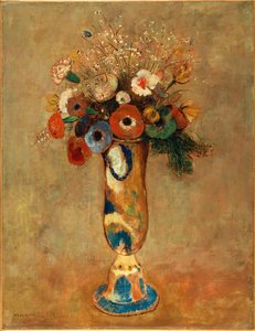 Váza s květinami, 1912 od Odilon Redon