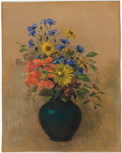 Divoké květiny od Odilon Redon