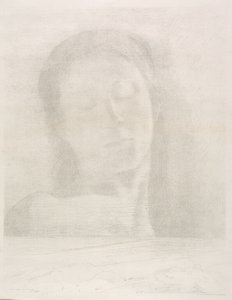 Zavřené oči od Odilon Redon