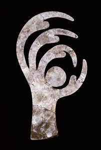 Výřez z ptačího drápu, 200 př. nl-400 n. l. (slída) od Ohio Hopewell culture
