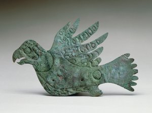 Výřez Falcon, 200 př. nl-100 n. l. (měď) od Ohio Hopewell culture