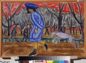 Sur le boulevard. Peinture de Olga Vladimirovna Rozanova (1886-1918), huile sur toile   1322680   cs       czech Successfully Translated  Original: Maskerade van de Leidse studenten, 1865 (plaat 3) Gecostumeerde optogt gehouden door de leden van het Leidsc