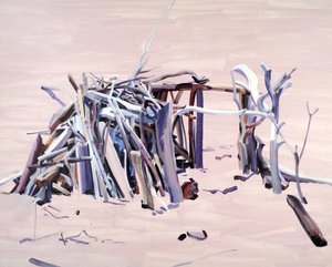 Maison01, 2015 (akryl na plátně) od Olivier Morel
