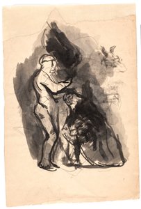 Studie na "Daedalus a Ikarus" od Oluf Hartmann