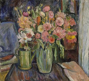 Podzimní Květiny od Oluf Wold-Thorne