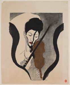 Impression of a houslista (portrét Suwa Nejiko)