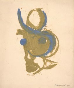 Portrét básníka, vnitřní obraz od Onchi Kôshirô