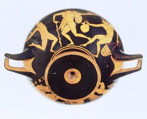 Attic Červenofigurový kylix, 500-480 př. n. l. (keramika)