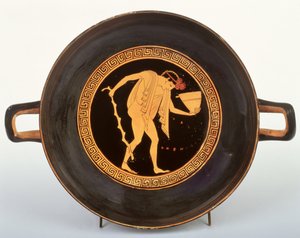 Attic Červenofigurový kylix, 500-480 př. n. l. (keramika)